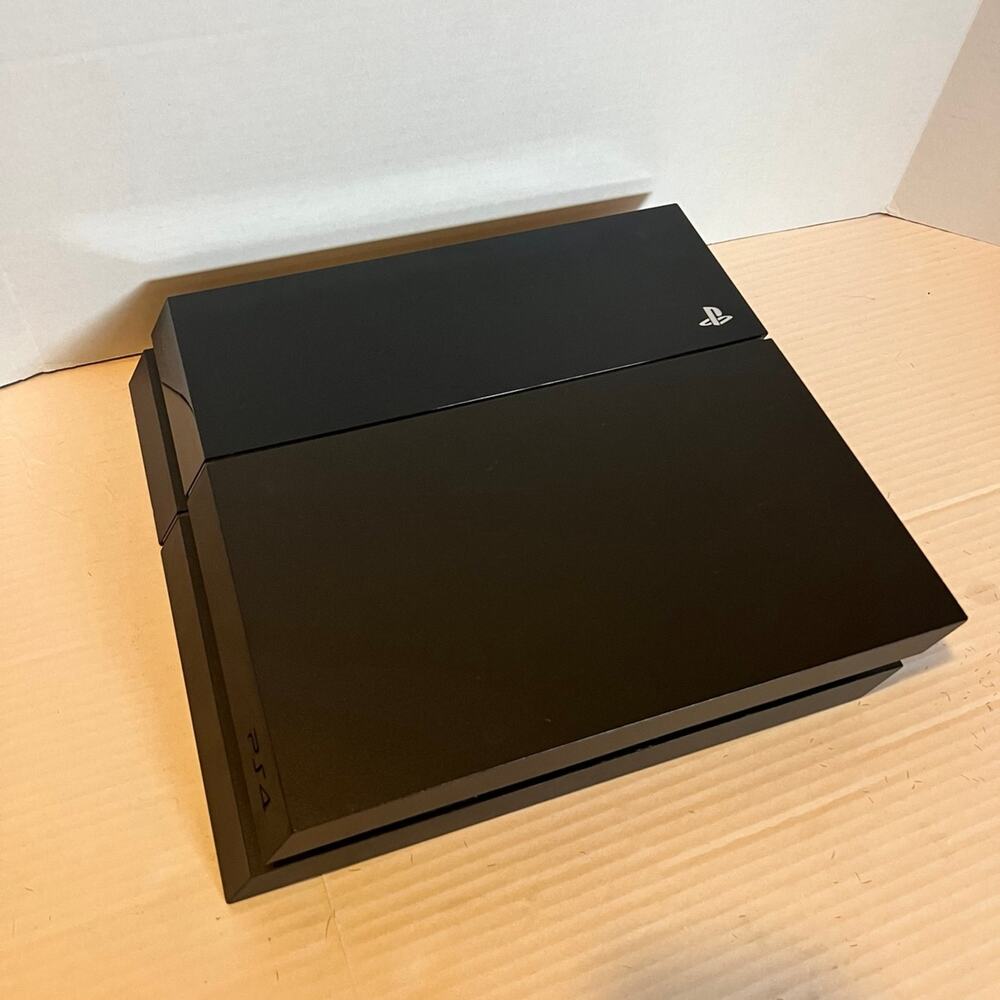 Sony PlayStation 4 (PS4) - 500 GB Jet Black Console ONLY